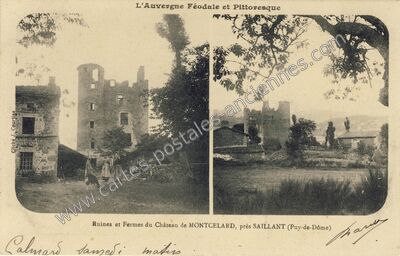 Carte postale ancienne Montcelard — Églisolles (Puy-de-Dôme)