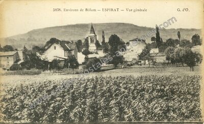Carte postale ancienne Espirat