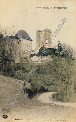 Carte postale ancienne Chateau de Seymier — Fayet-le-Château (Puy-de-Dôme)