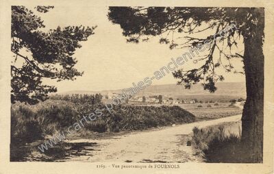 Carte postale ancienne Vue panoramique — Fournols (Puy-de-Dôme)