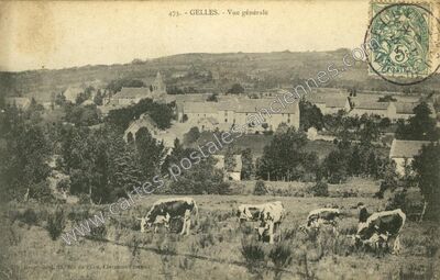 Carte postale ancienne Gelles