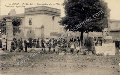Carte postale ancienne Gerzat