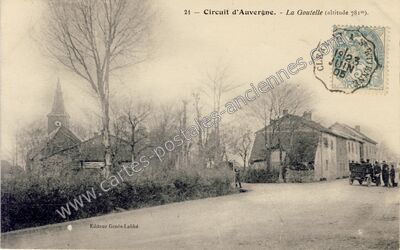 Carte postale ancienne Circuit d'Auvergne. - La Goutelle — La Goutelle (Puy-de-Dôme)