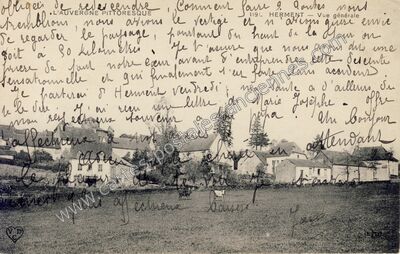 Carte postale ancienne Vue générale — Herment (Puy-de-Dôme)