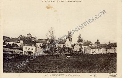 Carte postale ancienne L'Auvergne pittoresque — Herment (Puy-de-Dôme)