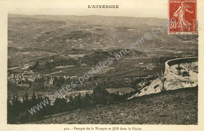Carte postale ancienne L'Auvergne — Job (Puy-de-Dôme)