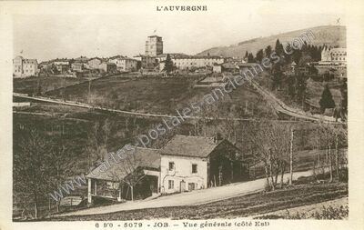 Carte postale ancienne Vue générale (côté Est) — Job (Puy-de-Dôme)
