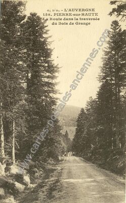 Carte postale ancienne PIerre sur Haute — Job (Puy-de-Dôme)