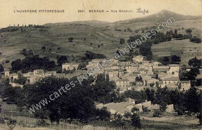 Carte postale ancienne Benaud — Laps (Puy-de-Dôme)