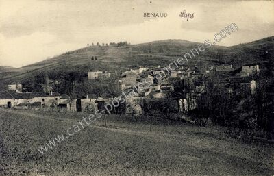 Carte postale ancienne Benaud — Laps (Puy-de-Dôme)