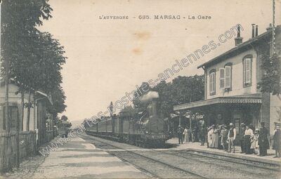 Carte postale ancienne Marsac — Marsac-en-Livradois (Puy-de-Dôme)