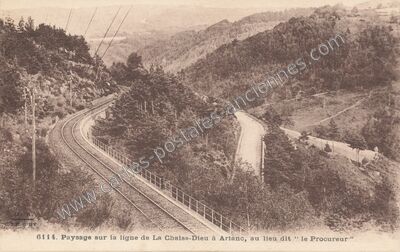 Carte postale ancienne Le Procureur — Mayres (Puy-de-Dôme)