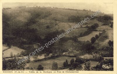 Carte postale ancienne Chalameyroux — Messeix (Puy-de-Dôme)