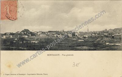 Carte postale ancienne Vue générale — Montaigut (Puy-de-Dôme)