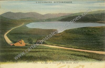 Carte postale ancienne Lac de Guery — Mont-Dore (Puy-de-Dôme)