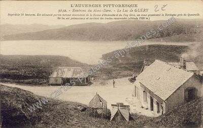 Carte postale ancienne Lac de Guery — Mont-Dore (Puy-de-Dôme)