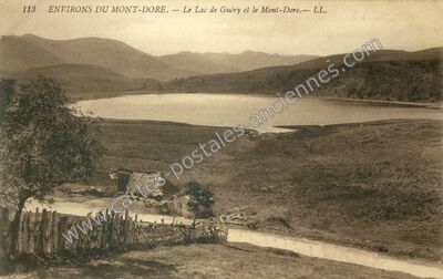 Carte postale ancienne Lac de Guery — Mont-Dore (Puy-de-Dôme)