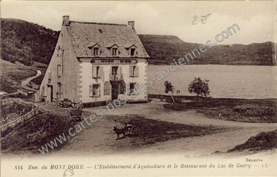 Carte postale ancienne Lac de Guery — Mont-Dore (Puy-de-Dôme)