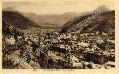 Carte postale ancienne Le Mont Dore — Mont-Dore (Puy-de-Dôme)