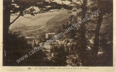 Carte postale ancienne Le Mont Dore — Mont-Dore (Puy-de-Dôme)