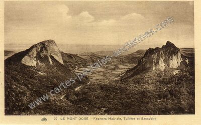 Carte postale ancienne Le Mont Dore — Mont-Dore (Puy-de-Dôme)