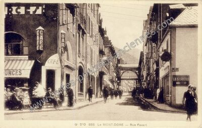 Carte postale ancienne Le Mont Dore — Mont-Dore (Puy-de-Dôme)