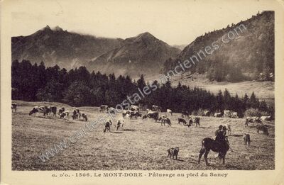 Carte postale ancienne Le Mont Dore — Mont-Dore (Puy-de-Dôme)