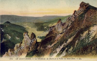 Carte postale ancienne Le Mont Dore — Mont-Dore (Puy-de-Dôme)