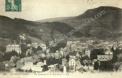Carte postale ancienne Le Mont Dore — Mont-Dore (Puy-de-Dôme)