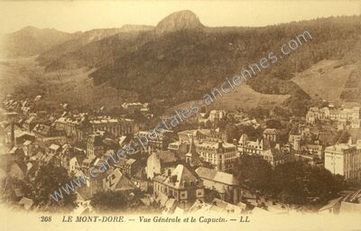 Carte postale ancienne Le Mont Dore — Mont-Dore (Puy-de-Dôme)