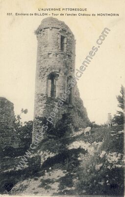 Carte postale ancienne Chateau de Montmorin — Montmorin (Puy-de-Dôme)