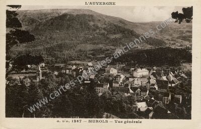 Carte postale ancienne Vue générale — Murol (Puy-de-Dôme)