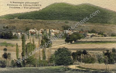 Carte postale ancienne Pradines — Nébouzat (Puy-de-Dôme)