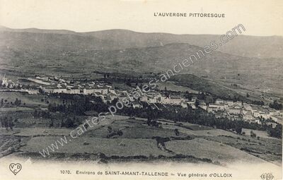 Carte postale ancienne L'Auvergne pittoresque — Olloix (Puy-de-Dôme)