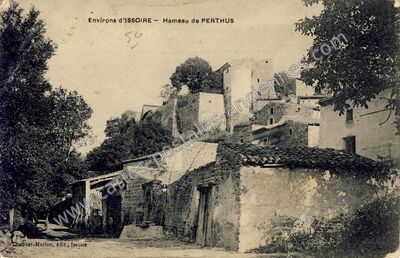 Carte postale ancienne Perthus — Orbeil (Puy-de-Dôme)