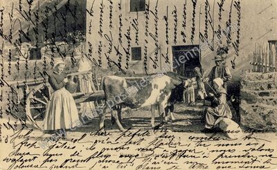 Carte postale ancienne Fontanas — Orcines (Puy-de-Dôme)