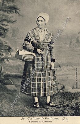 Carte postale ancienne Fontanas — Orcines (Puy-de-Dôme)