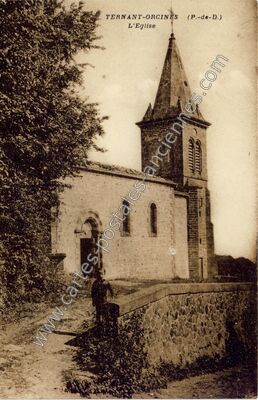 Carte postale ancienne Ternant — Orcines (Puy-de-Dôme)