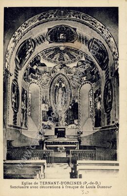 Carte postale ancienne Ternant — Orcines (Puy-de-Dôme)