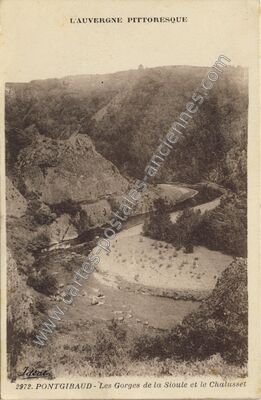Carte postale ancienne L'Auvergne pittoresque — Pontgibaud (Puy-de-Dôme)