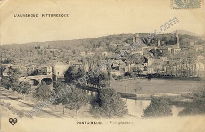 Carte postale ancienne L'Auvergne Pittoresque — Pontgibaud (Puy-de-Dôme)