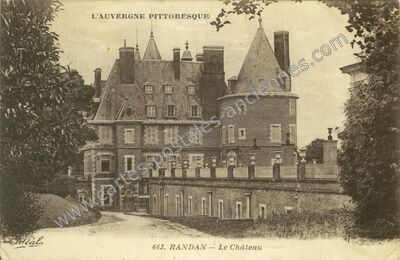 Carte postale ancienne L'Auvergne pittoresque — Randan (Puy-de-Dôme)
