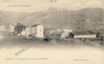 Carte postale ancienne Chausse Bas — Rentières (Puy-de-Dôme)