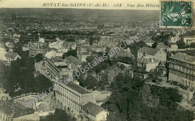 Carte postale ancienne Royat les Bains — Royat (Puy-de-Dôme)