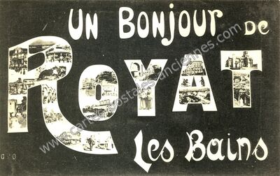 Carte postale ancienne Royat les Bains — Royat (Puy-de-Dôme)