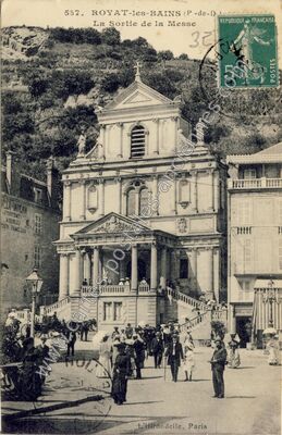 Carte postale ancienne Royat les Bains — Royat (Puy-de-Dôme)