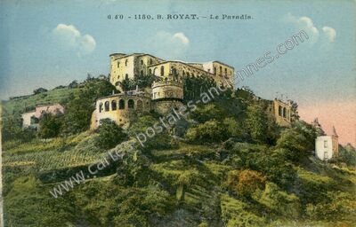 Carte postale ancienne Le Paradis — Royat (Puy-de-Dôme)