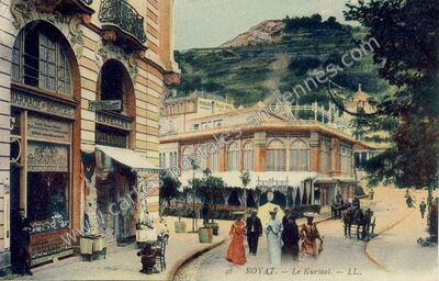 Carte postale ancienne Le Kursaal — Royat (Puy-de-Dôme)