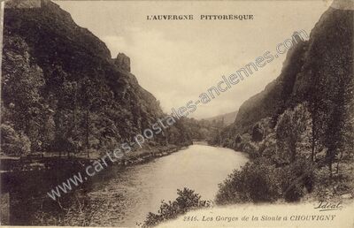 Carte postale ancienne Chouvigny — Saint-Gal-sur-Sioule (Puy-de-Dôme)