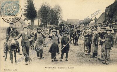 Carte postale ancienne Manson — Saint-Genès-Champanelle (Puy-de-Dôme)